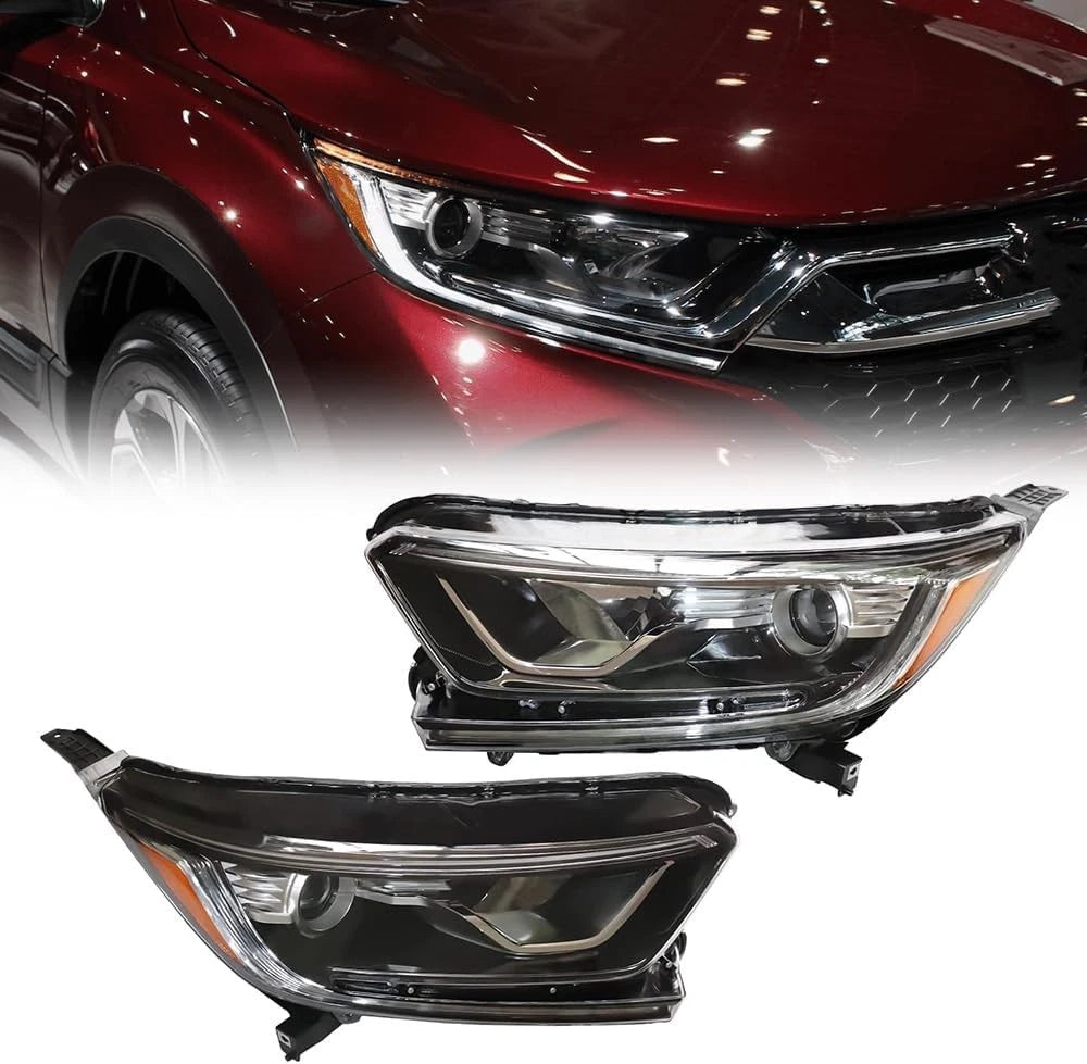 Projector Headlights for Honda CR-V (2017–2022) Halogen LED DRL