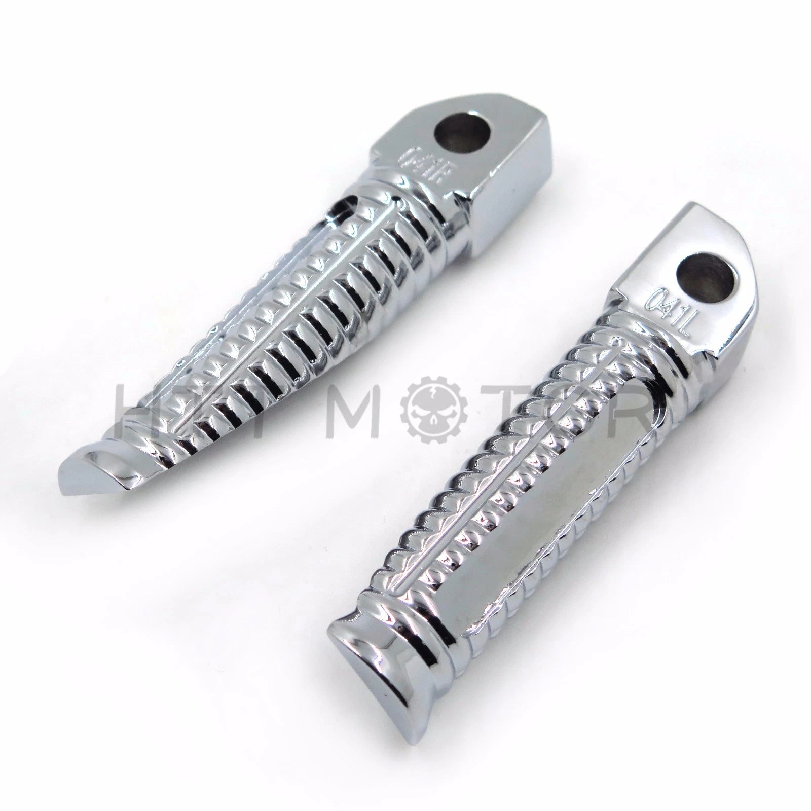 Chrome footpegs for Yamaha YZF-R6 R6S YZF-R1 R1 (1999–2013)