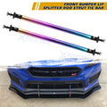 Pair Neo Aluminum Bumper Lip Splitter Diffuser Strut Rod Tie Bars (7.87") for Universal (2011–2024)