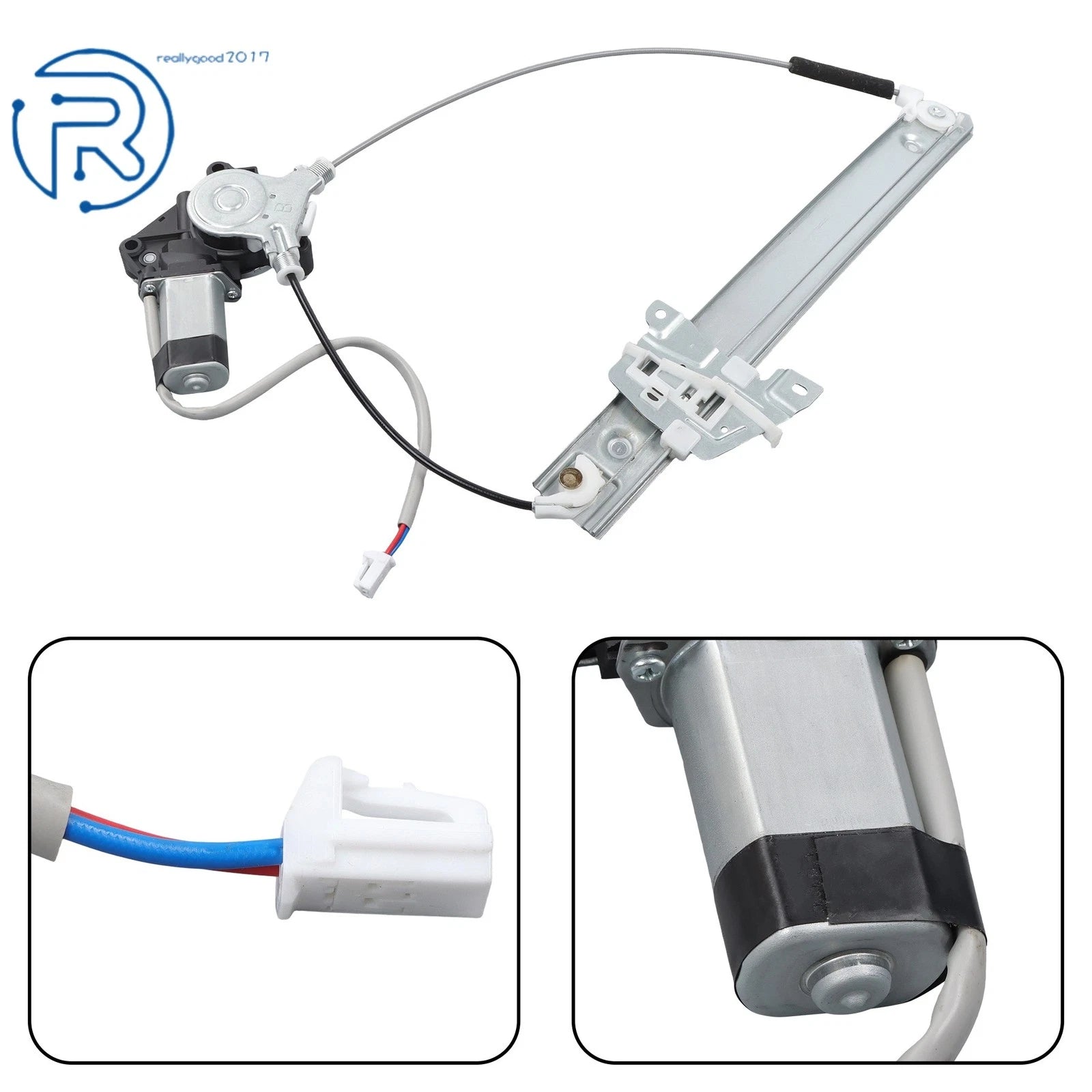 Rear Left Power Window Regulator with Motor for Mazda MPV (2000–2006)