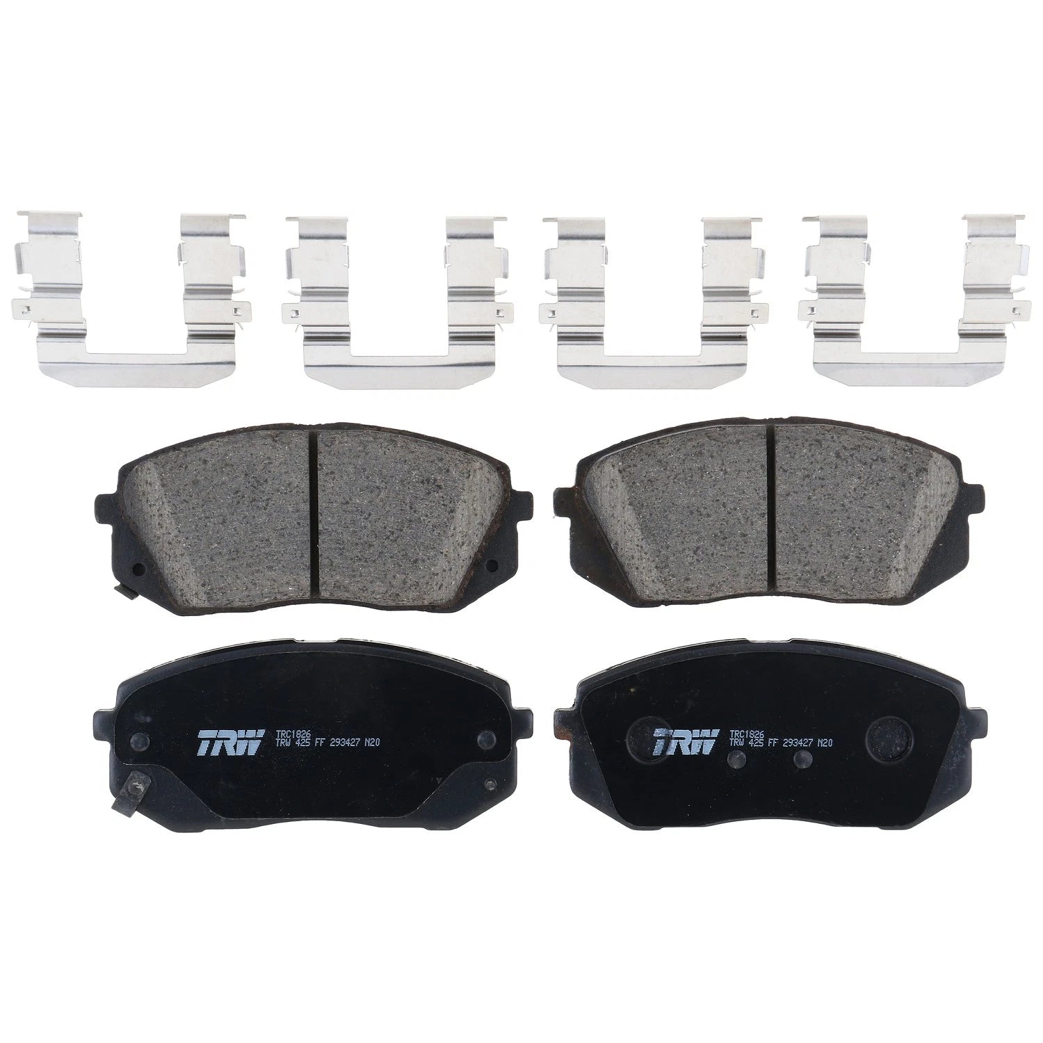 Set of 4 Front Disc Brake Pads for Hyundai Sonata (2016–2019) Ceramic