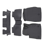 All Weather Floor Mats for Ford Explorer (2020–2025) TPE 6-Seat Black