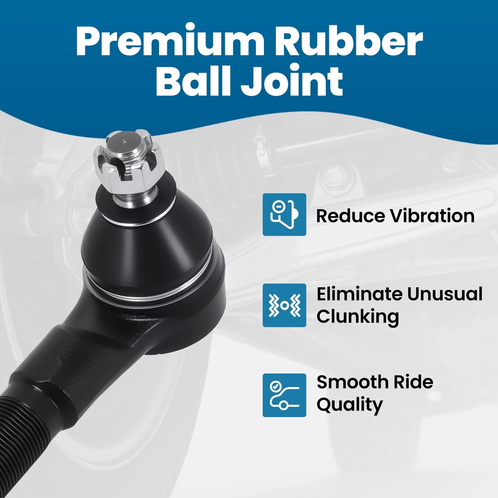 Front Left Outer Tie Rod End for Jeep Comanche Grand Cherokee Wrangler (1997-2006)