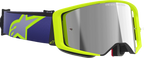 Supertech Goggles for AlpineStars (Purple/Yellow, Silver Mirror Lens)