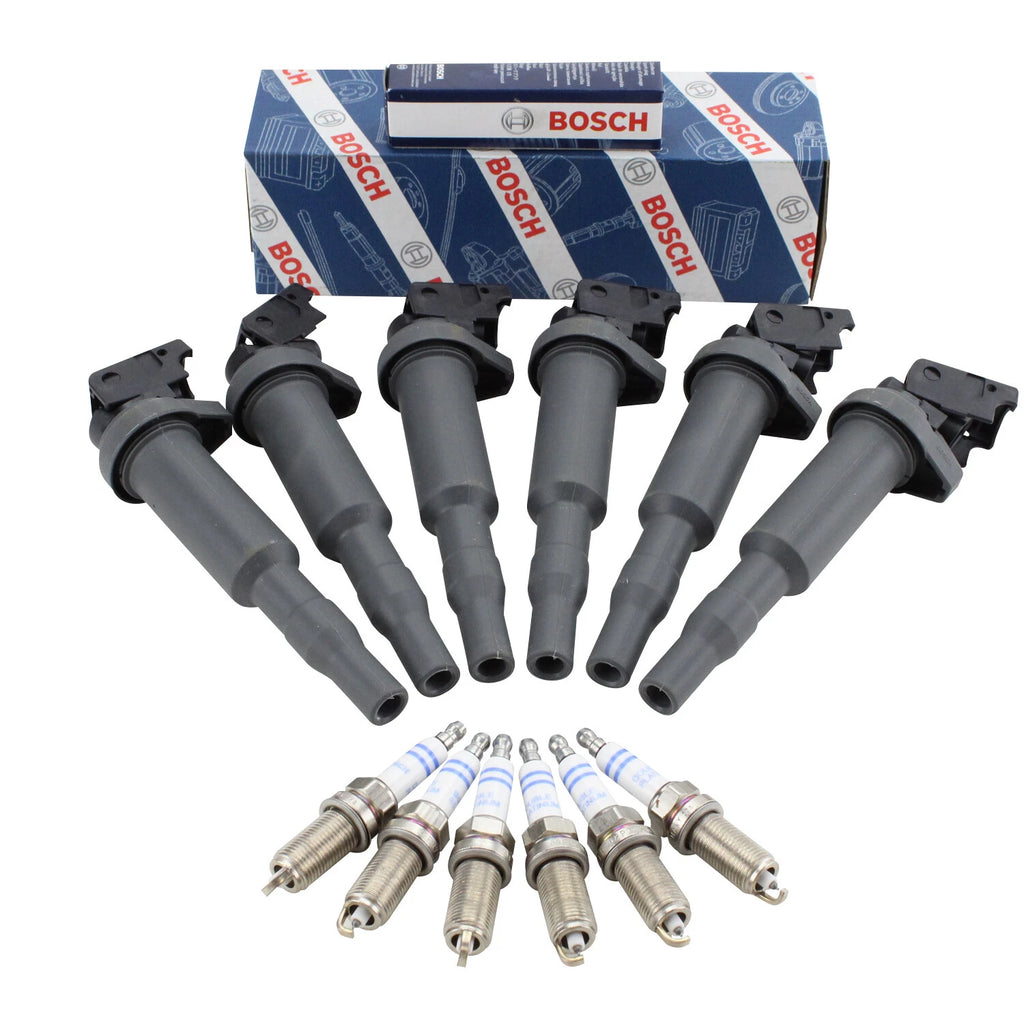 Set of 6 Ignition Coils & 6 Platinum Spark Plugs for BMW E90 (2006–2013)