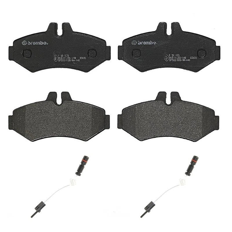 Brembo Rear Low-Met Brake Pad Set with Sensors for Dodge Sprinter 2500 (2007–2018)