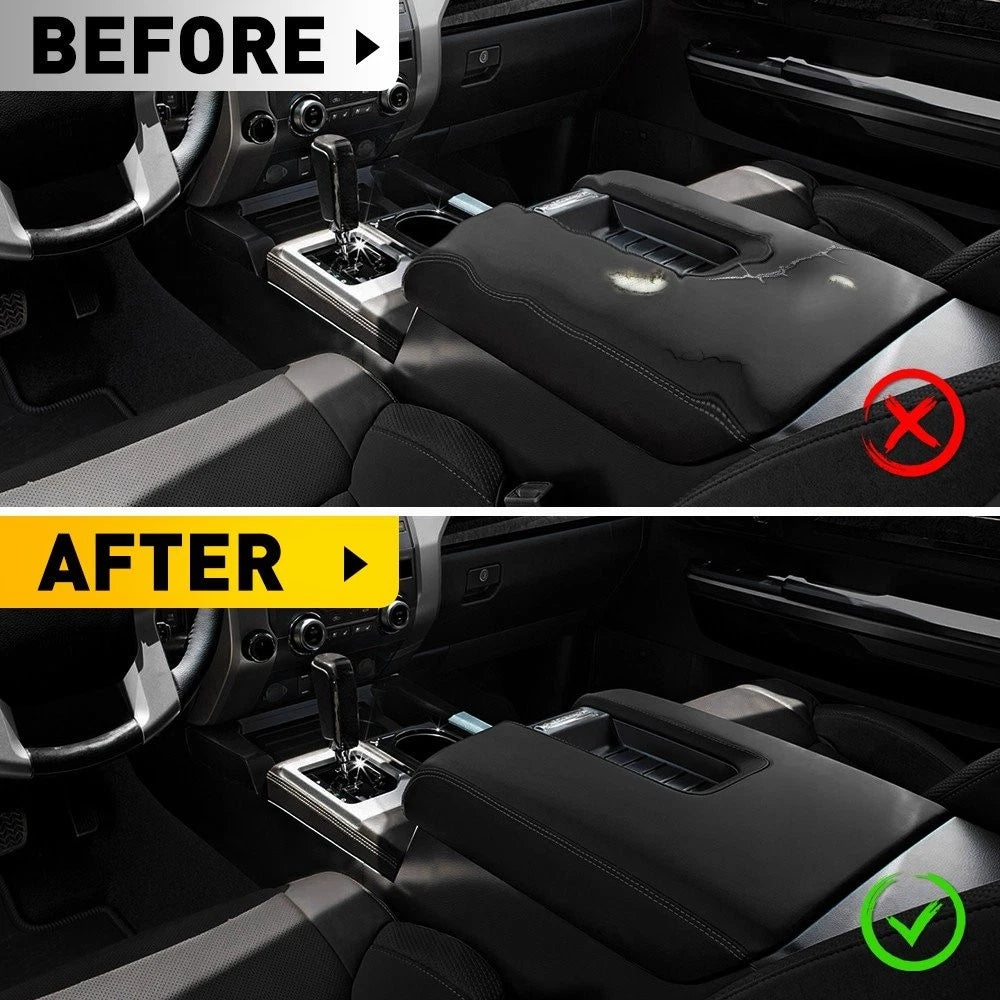 Leather Synthetic Console Armrest Cover for Toyota Tundra SR5 TRD (2014–2021)