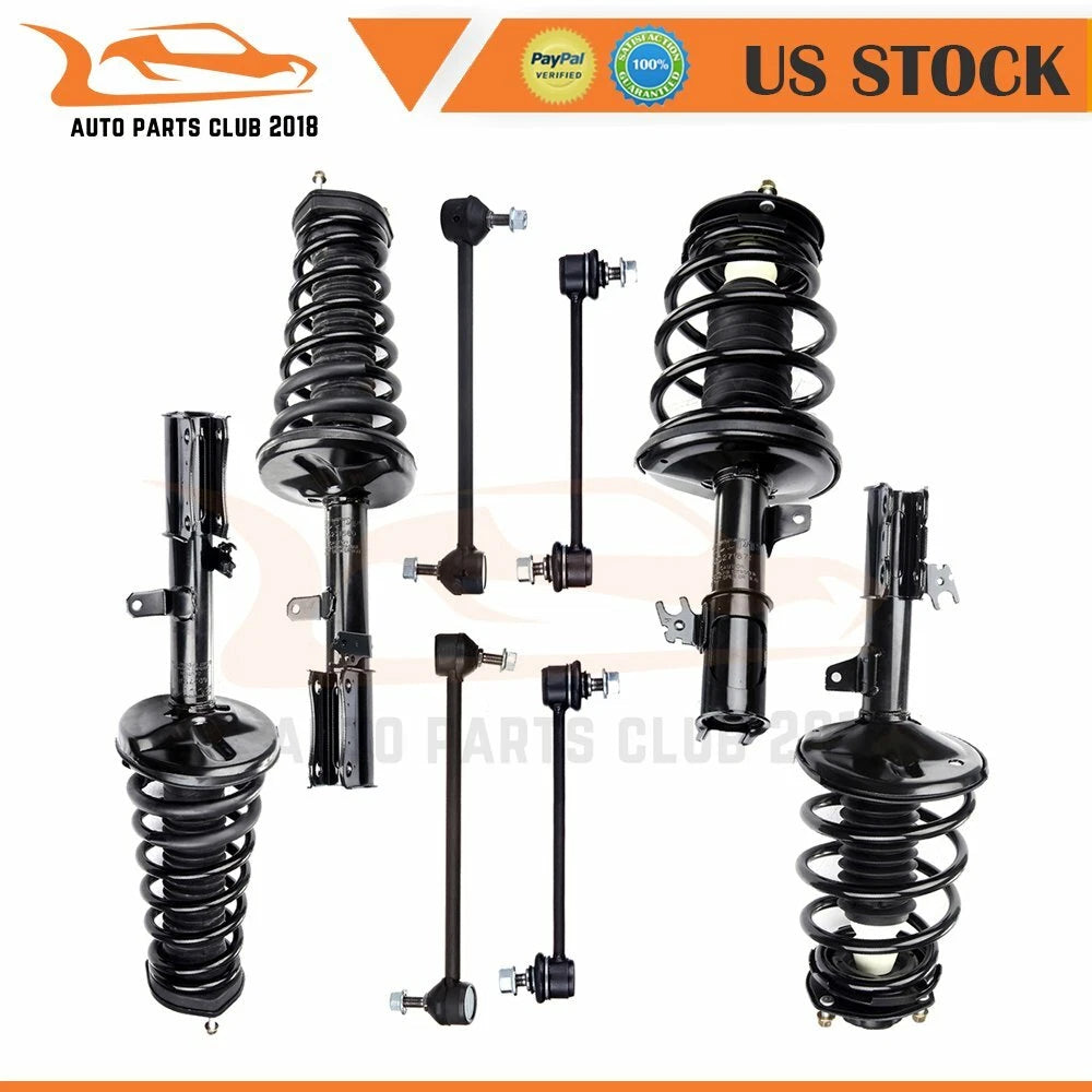 Set of 8 Quick Struts and Sway Links for Toyota Solara Avalon (1997–2003)