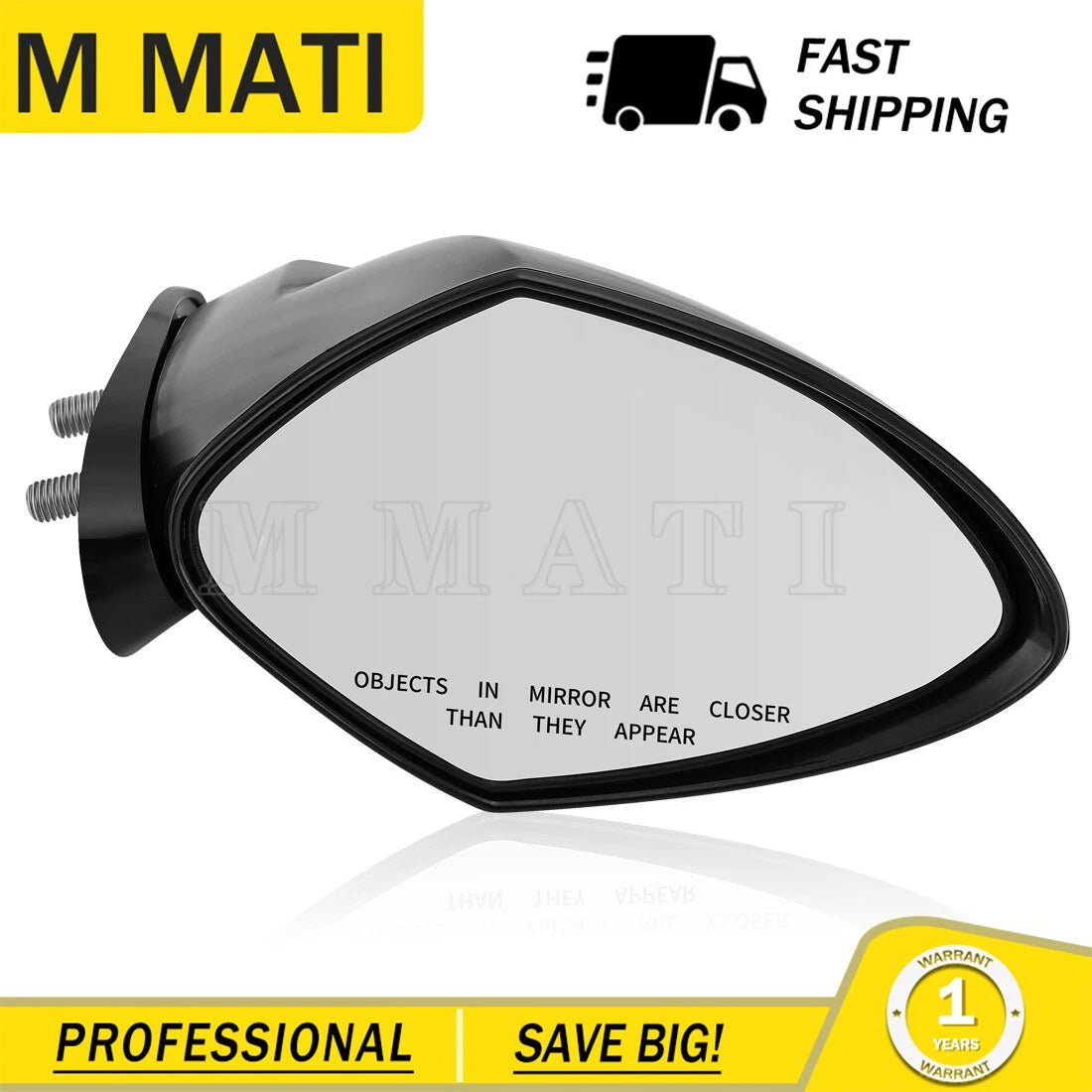 Right Mirror for Yamaha EX1050 WaveRunner (2017–2023)