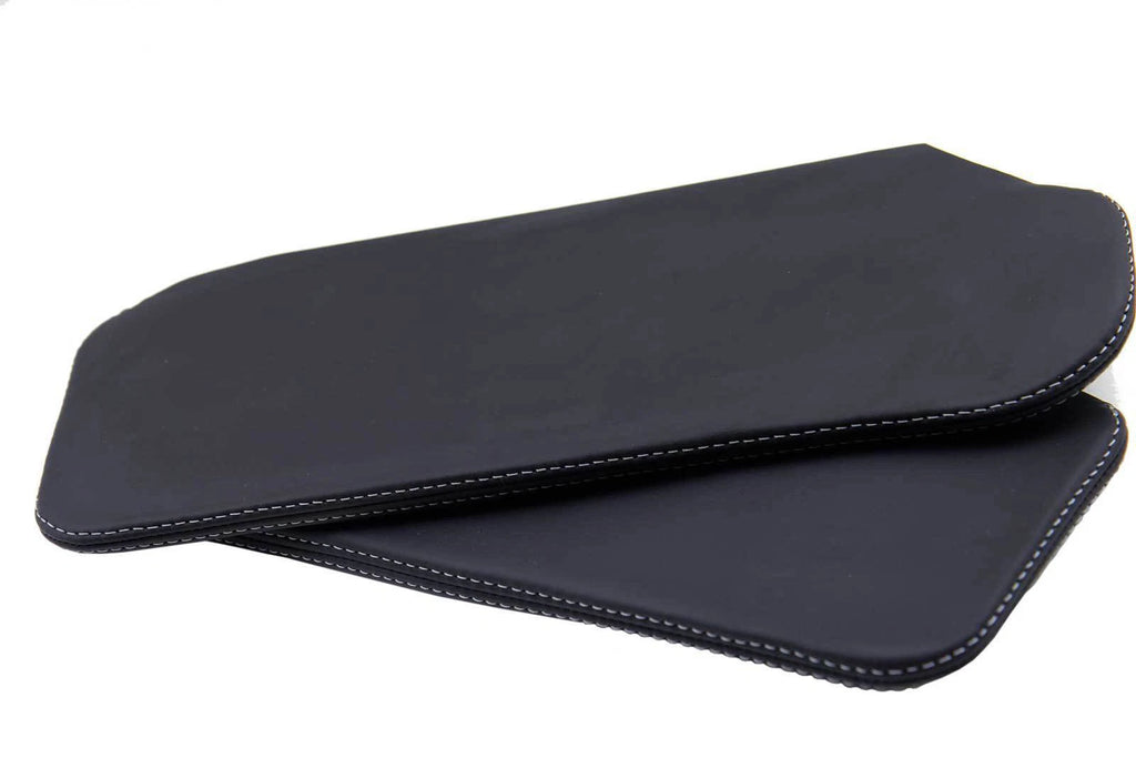 Sunvisor Leather Synthetic Covers for Camaro Firebird (1993–2002) Gray Stitch