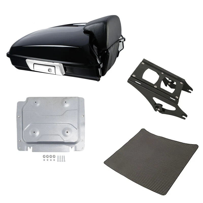 Razor Trunk Backrest Mount Rack for Harley Touring Road Glide (2014–2023)