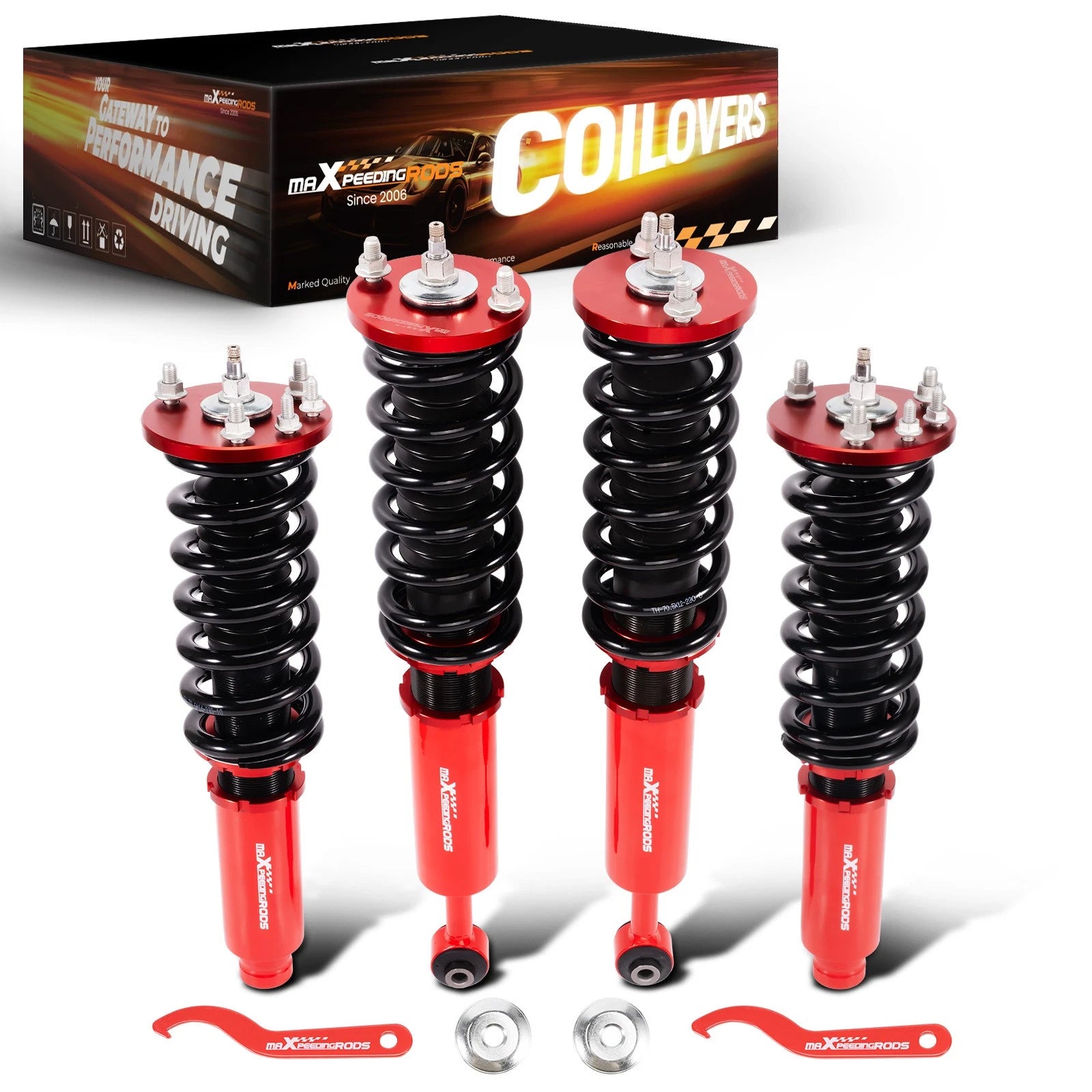 Adjustable Coilover Kit for Honda Accord (1998–2002) Acura CL/TL (1999–2003)