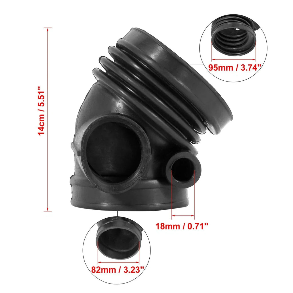 Intake Hose for BMW 528i (1997-1998) Rubber Black
