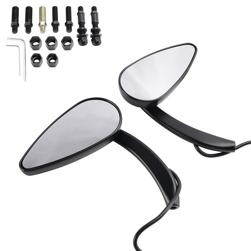 LED Turn Signal Mirrors for Harley Sportster 883 1200 (1990–2021)