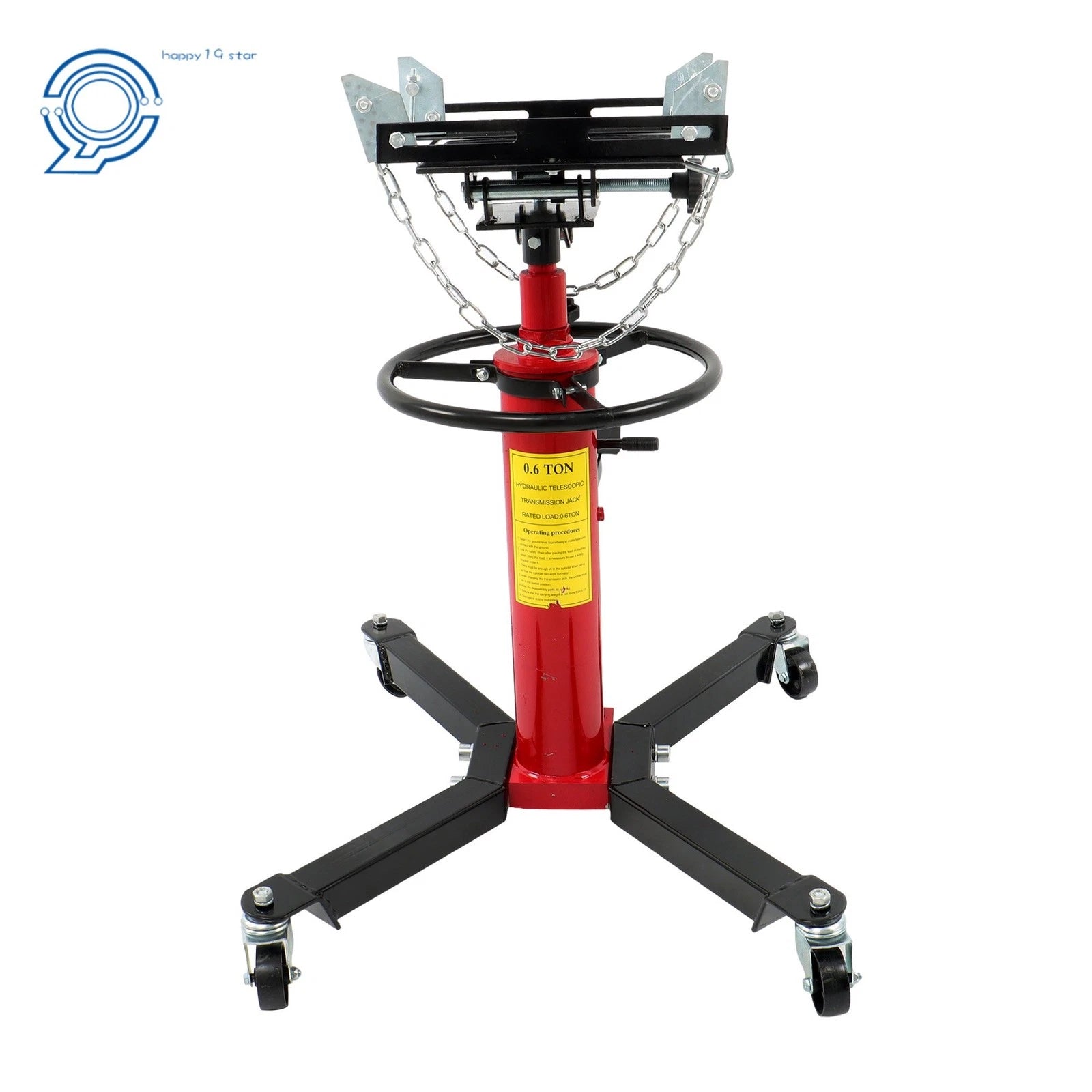 Hydraulic Transmission Jack 1322-1660 LBS 2 Stage for Easy Lifting