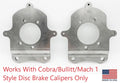 Rear Disc Brake Adapter Brackets 5 Lug Replacement for Ford Mustang (1979–1993)