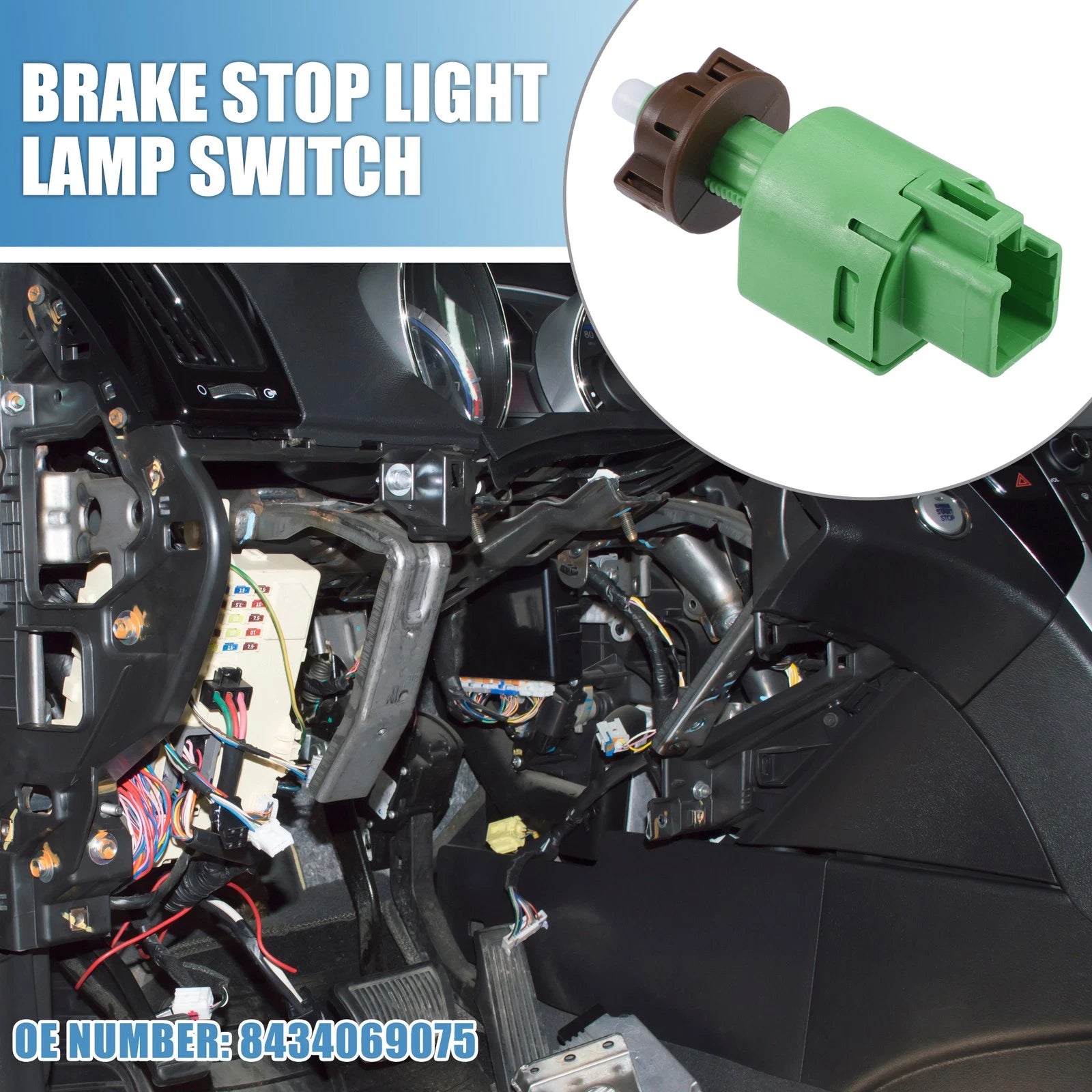 Brake Stop Light Lamp Switch No.8434069075 for Toyota Land Cruiser (2008–2020)