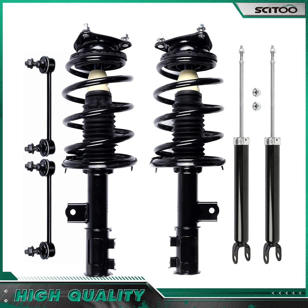 Front Struts & Rear Shock Absorbers Set for Hyundai Elantra (2007–2010)