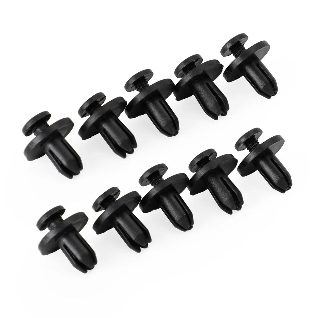 10x Fairing Clip Screw Rivets for Suzuki GSX, Burgman, V-Strom (All Years)