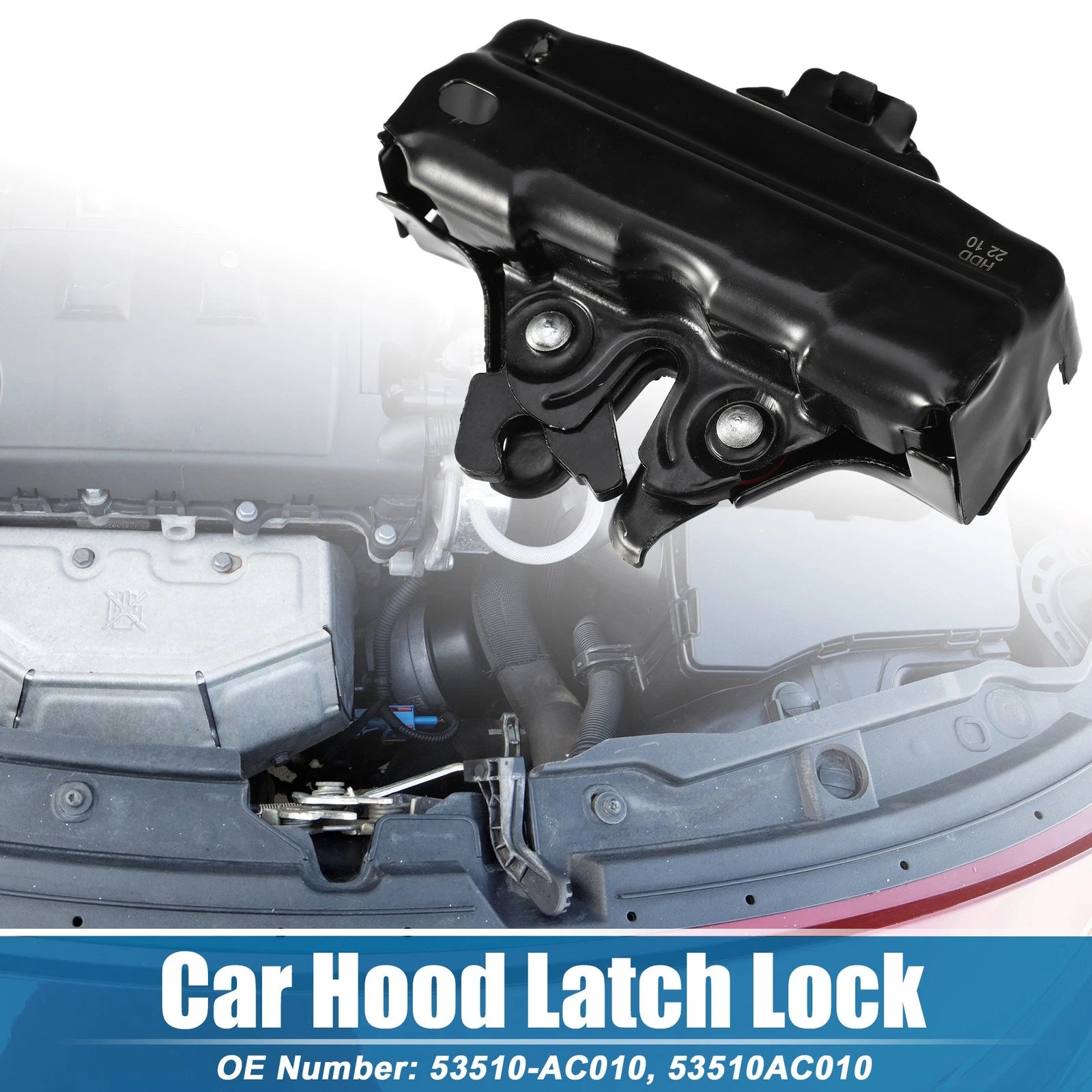 Hood Latch Lock for Toyota Tundra (2000–2023) 53510AC010 Black