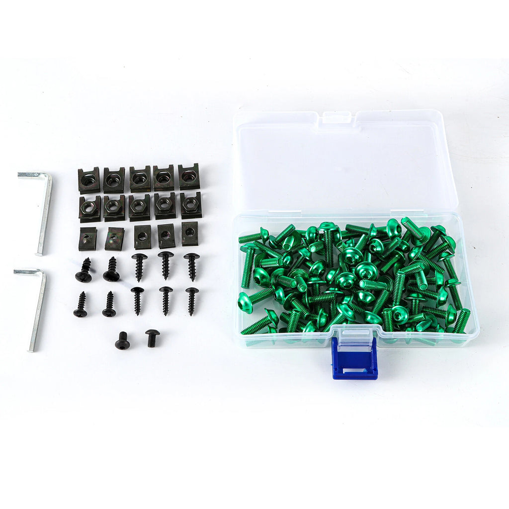 Stainless Steel Fairing Bolts Kit for Suzuki GSXR600 GSXR750 GSXR1000 (2006–2023)