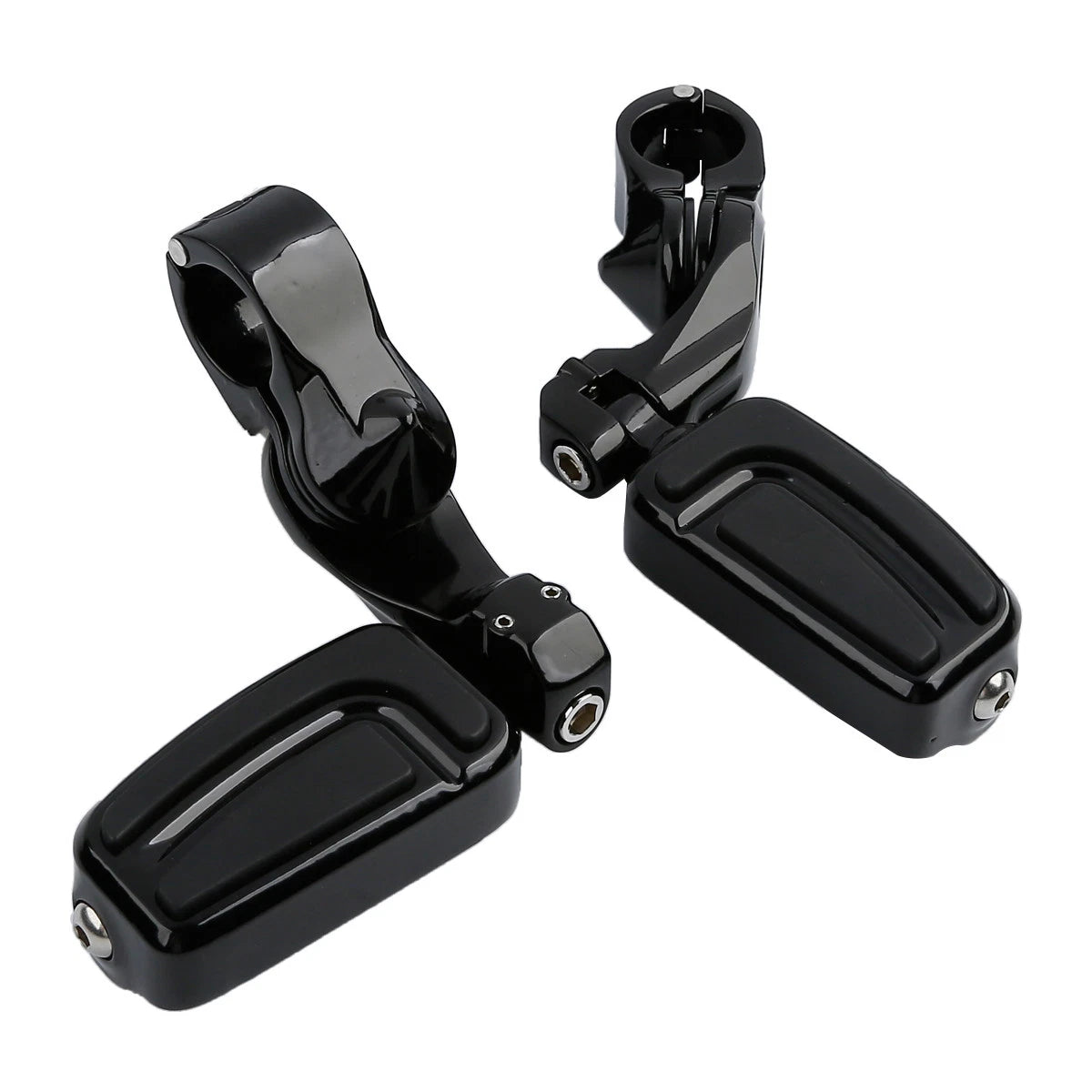 1.25'' 32mm Highway Short Angled Mount Foot Pegs for Harley Softail (2000–2023)