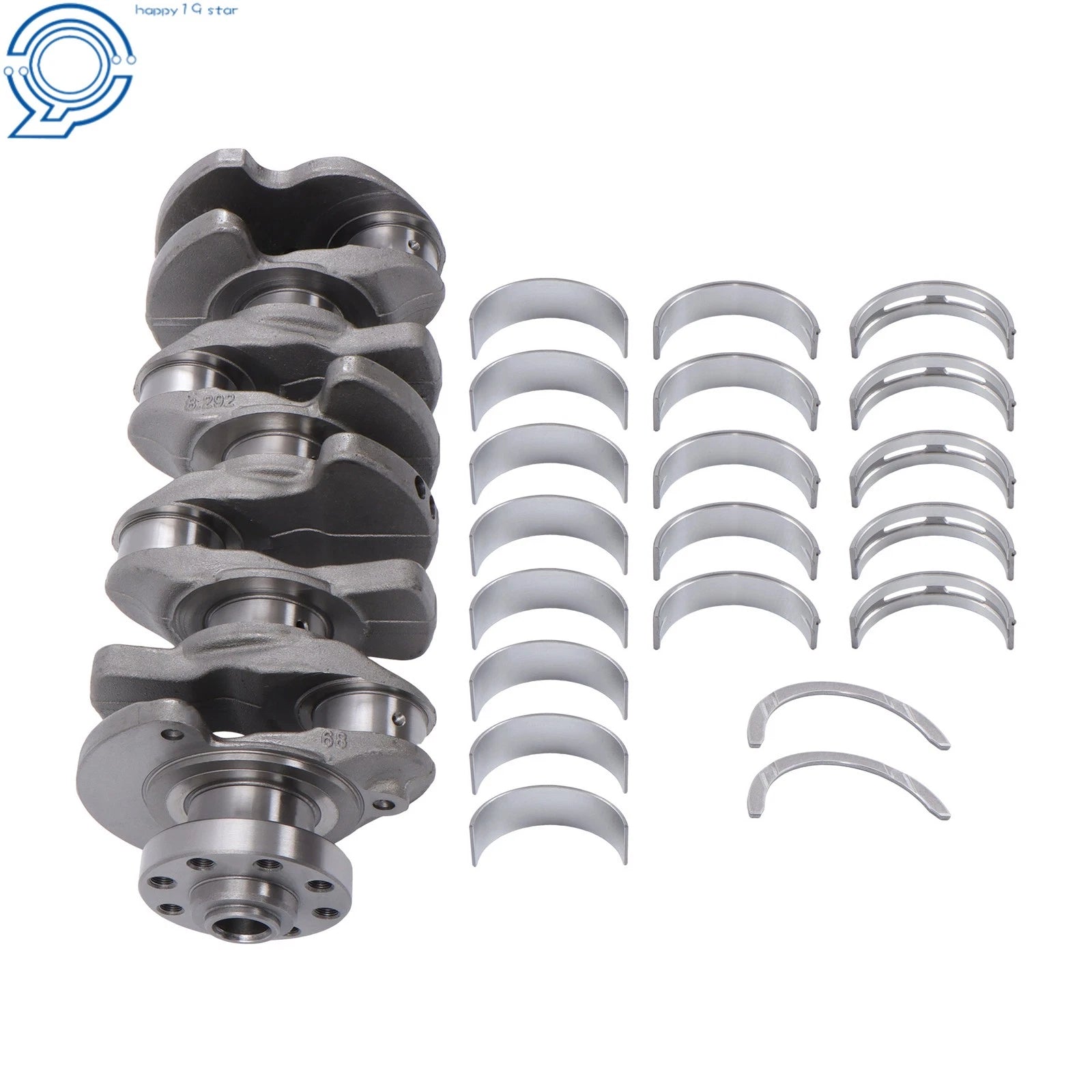 Crankshaft + Bearings for VW Audi S3 A4 A5 Q5 TTS CJX 2.0L (2004–2018)