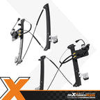 Set of 2 Window Regulators with Motor for Chevy Silverado GMC Sierra Yukon (2001–2007)