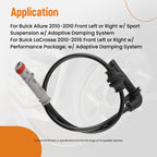 1X ABS Wheel Speed Sensor for Buick Cascada (2016–2019) 12841760