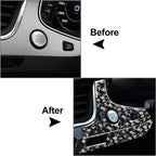 Dashboard Steering Wheel Side Panel Cover Trim for Audi Q7 SQ7 (2016-2019)