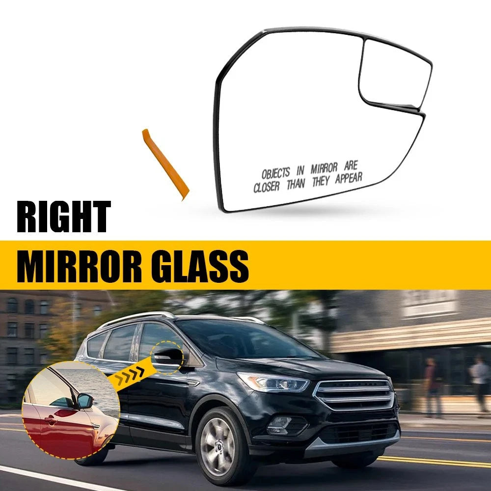 Passenger Side Mirror Glass for Ford Escape (2017–2019)