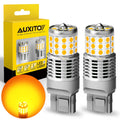 7440 LED Turn Signal Bulbs for Various Vehicles (1500K Amber)