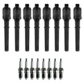 Set of 8 Ignition Coils & U-Groove Spark Plugs for Mustang Town Car (V8)