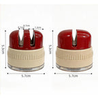 Honing Tool for Kitchen Edge with Vacuum Base and V Shaped Slots