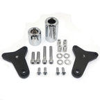 HTT Aluminum Chromed No Cut Frame Slider Crash Protector for Suzuki (2011–2020)