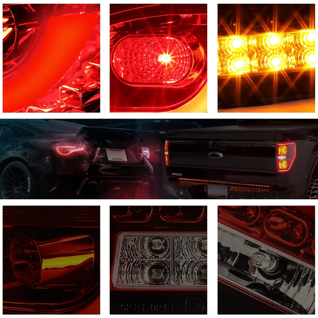 3D LED Bar Tail Light Brake/Reverse Lamp for VW Golf Hatchback (2010–2014)
