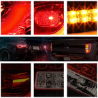 3D LED Bar Tail Light Brake/Reverse Lamp for VW Golf Hatchback (2010–2014)