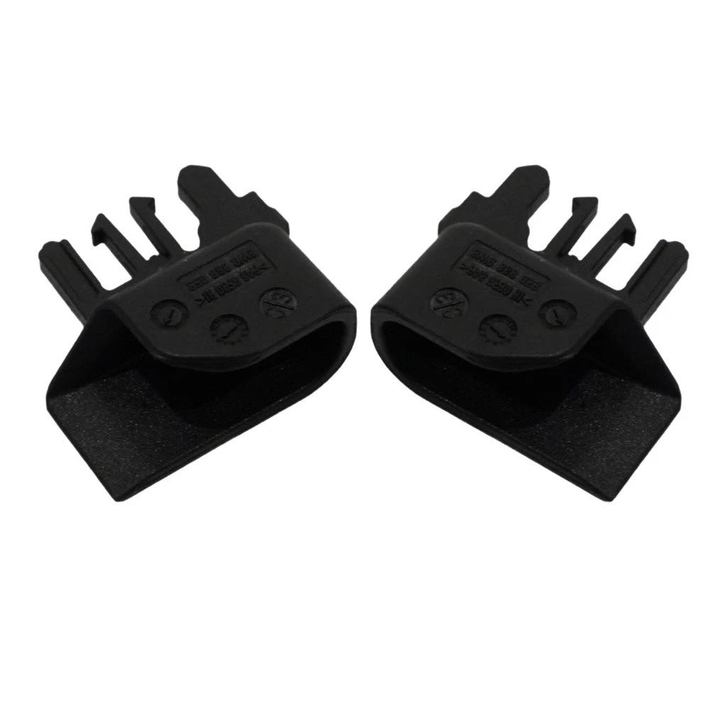 Set of 2 Roller Blind Luggage Cover Clips Black for Audi A4 A6 (2010–2018)