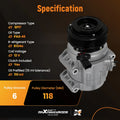 A/C Compressor & Clutch for Ford Fusion (2006–2009) Lincoln MKZ (2010) CO11209C