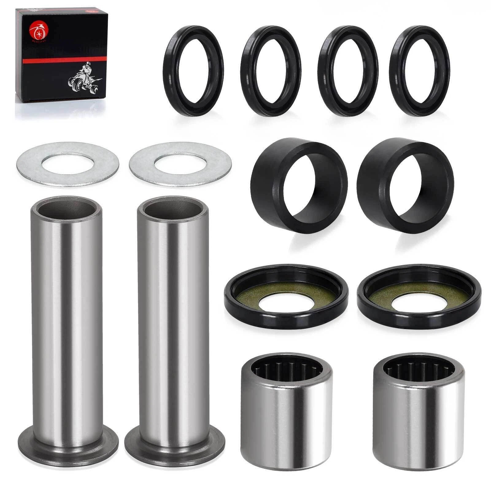 Rear Swing Arm Bearing Seal Bushing Kit for Kawasaki KFX400 KSF400 (2003–2006)