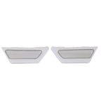 2X White Front Bumper Reflector Side Marker Lights for Audi A4 B9 (2017–2019)