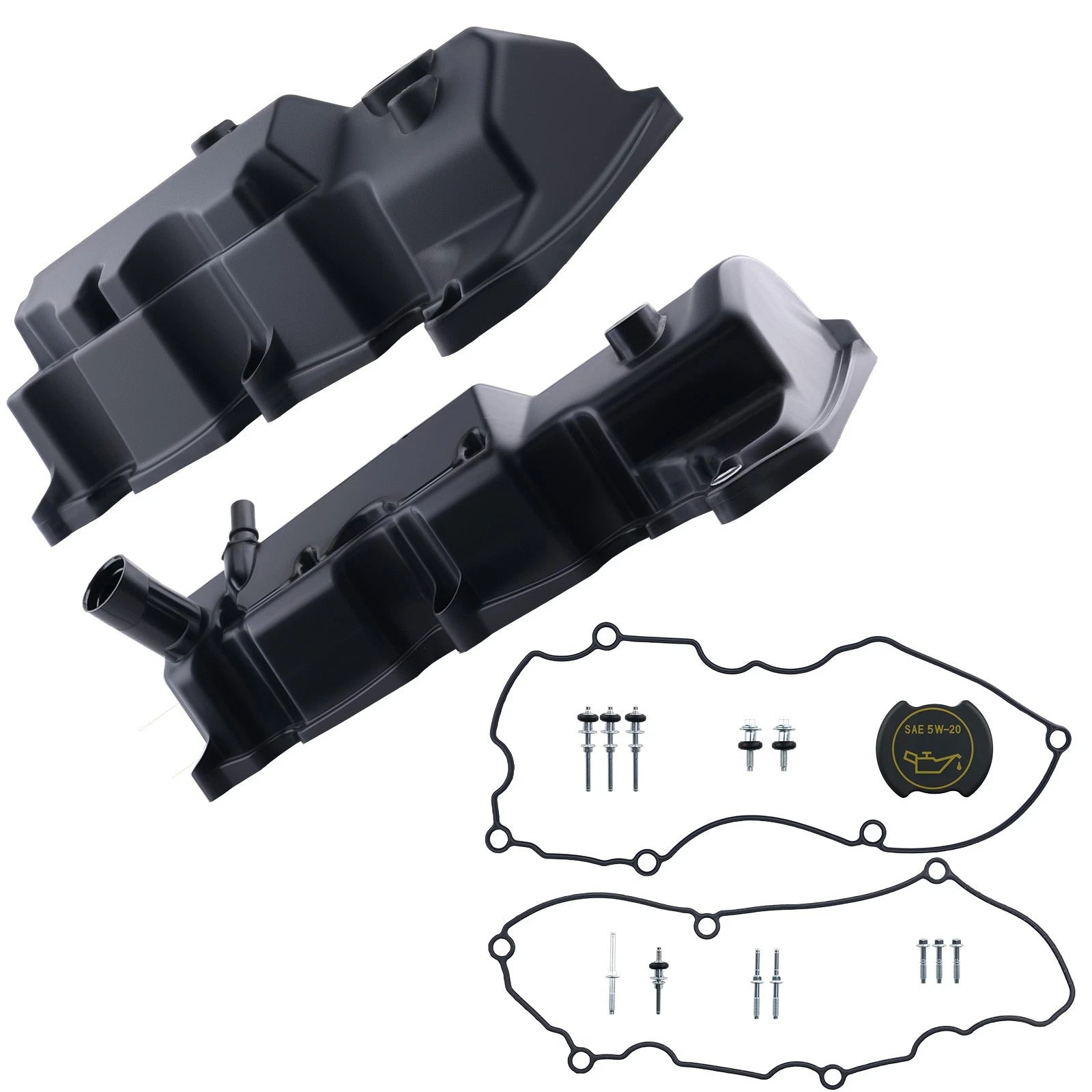 2PCS Valve Cover LH & RH for Ford Explorer Ranger Mountaineer 4.0L V6 (2006–2011)
