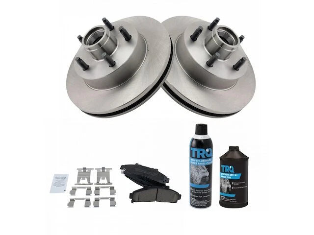 Front Brake Pad and Rotor Kit for Mazda B2500 (2001) ZN766RM