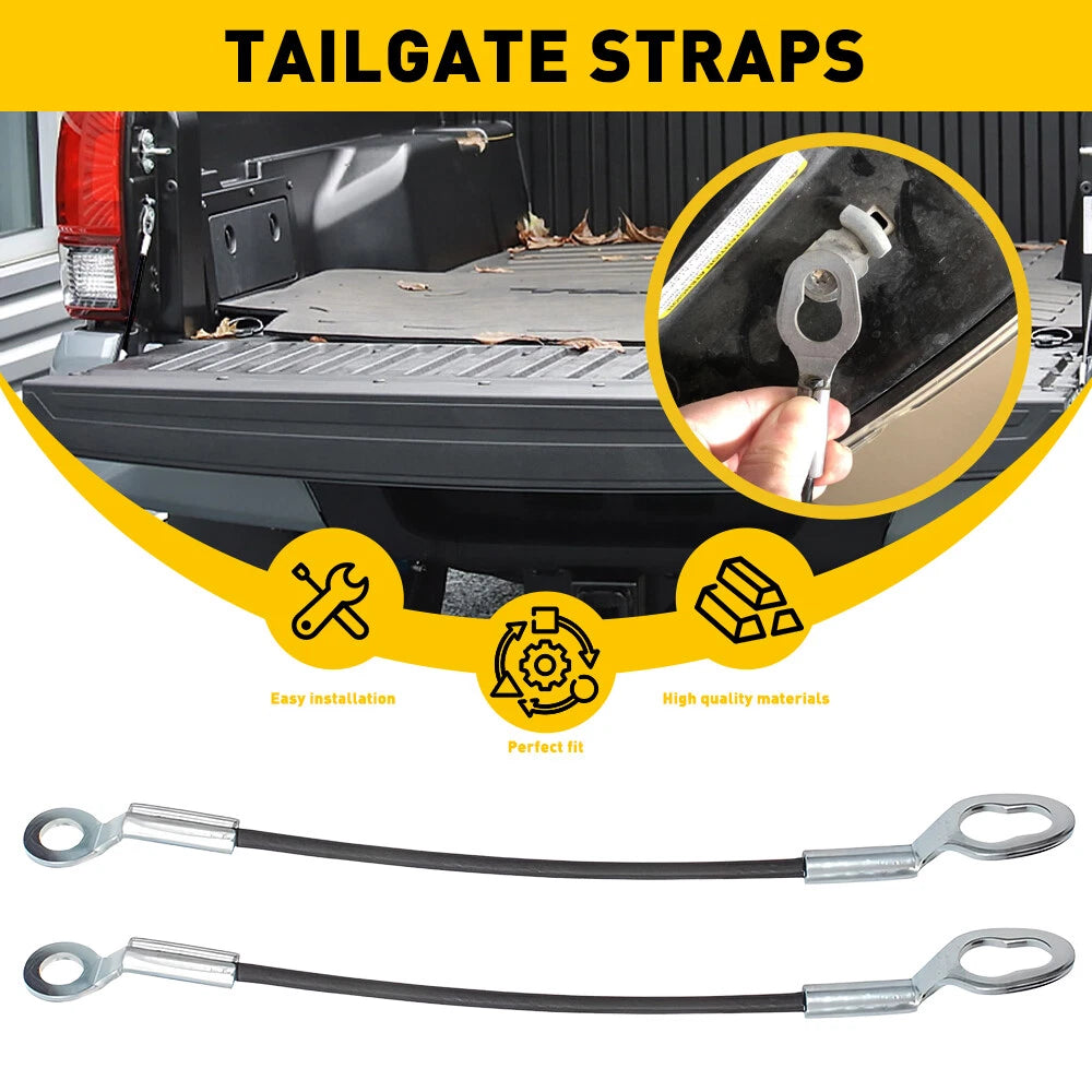 Set of 2 Tailgate Cable Assembly for Toyota Tacoma (2005–2015)