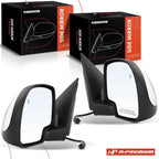 Power Mirror Pair Manual Fold Heated for Chevy Silverado GMC (1999â2002)
