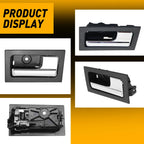 Inside Door Handle for Ford F-150  Black Housing Chrome Lever