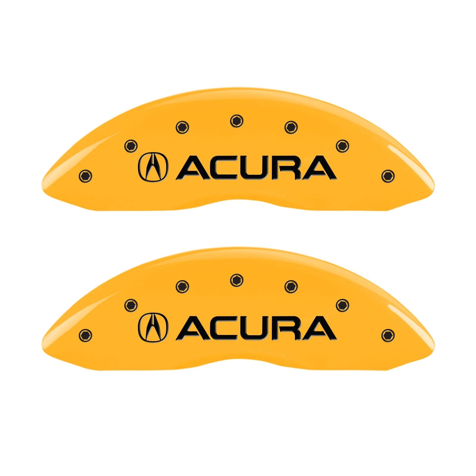 Caliper Covers Yellow Front Pair for Acura ZDX (2010–2013) by MGP