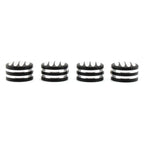 4X CNC Machined Head Bolt Cover Cap for Triumph T120 Thruxton Scrambler (2016–2023)