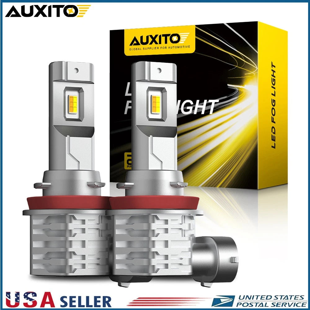 Switchback Dual Color LED Fog Light Bulbs for H11 H16 (6000K 3000K)