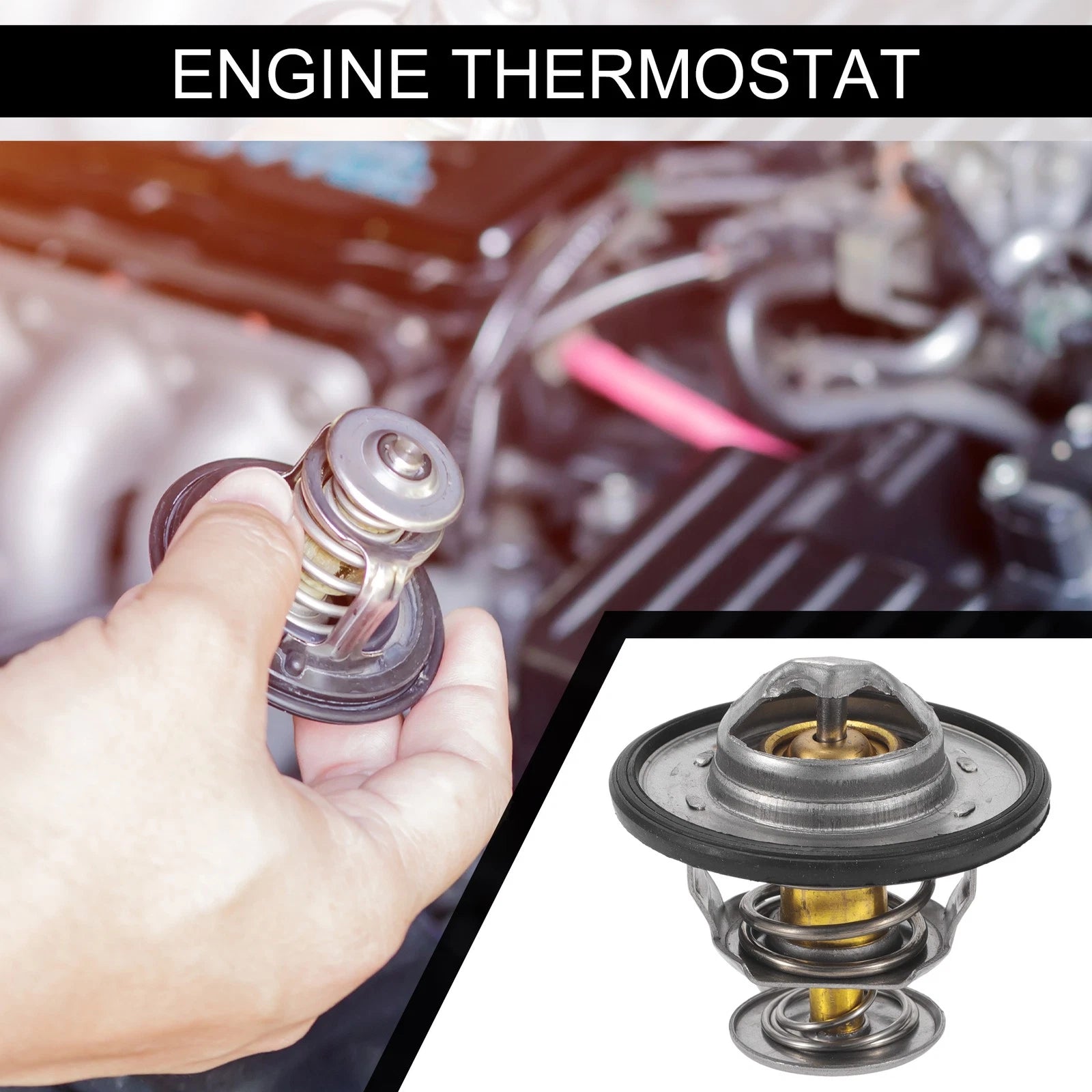 Engine Coolant Thermostat for Toyota Corolla (1983–2000) No. 90080-23002